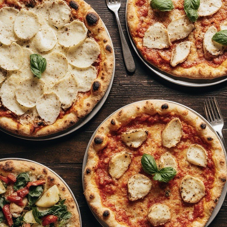 Delicious pizzas for delivery